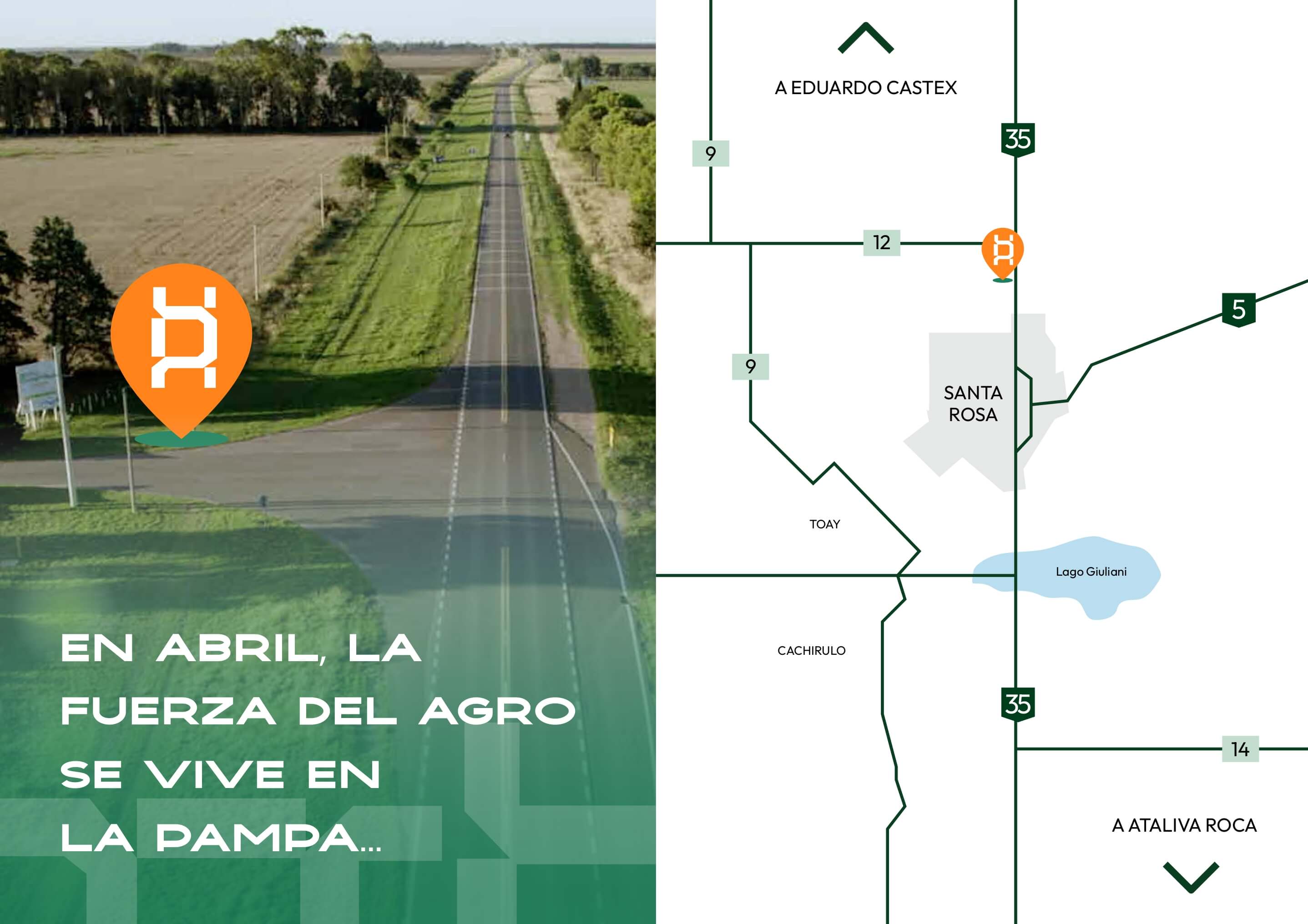 Ubicación: Facultad de Agronomía UNLPam, Santa Rosa, La Pampa — En abril la fuerza del agro se vive en La Pampa